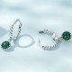 925 Sterling Silver Malachite Anti-Anxiety Drop Earrings 925 Sterling Silver Malachite Anti-Anxiety Drop Earrings