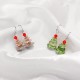 Various Crystals Christmas Tree Amethyst Healing Earrings Various Crystals Christmas Tree Amethyst Healing Earrings