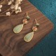 Feng Shui Jade Double Happiness Earrings