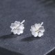 925 Sterling Silver Cherry Blossoms Floral Calm Stud Earrings 925 Sterling Silver Cherry Blossoms Floral Calm Stud Earrings