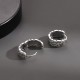 Fish Bone Pattern Wealth Earrings