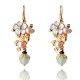 14K Gold-Plated Tridacna Stone Flower Pearl Aventurine Earrings 14K Gold-Plated Tridacna Stone Flower Pearl Aventurine Earrings