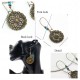 Round Flower Luck Drop Earrings Round Flower Luck Drop Earrings