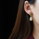 White Jade Red Agate Butterfly Protection Drop Earrings White Jade Red Agate Butterfly Protection Drop Earrings