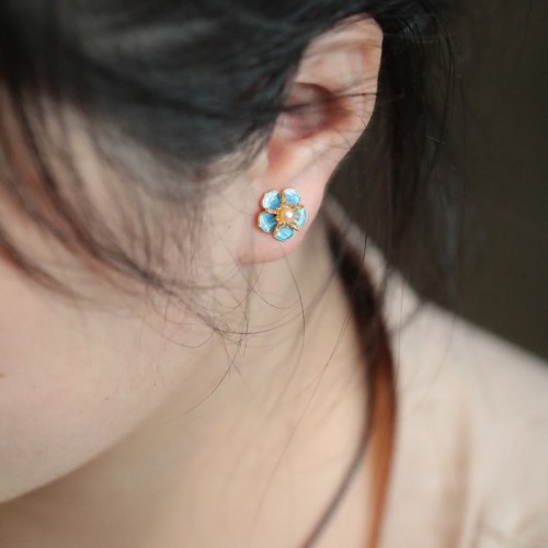 Peach Blossom Pearl Happiness Stud Earrings Peach Blossom Pearl Happiness Stud Earrings