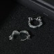 925 Sterling Silver Dragon Hoop Protection Earrings 925 Sterling Silver Dragon Hoop Protection Earrings