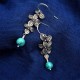 925 Silver Turquoise Lazurite Serenity Protection Earrings 925 Silver Turquoise Lazurite Serenity Protection Earrings