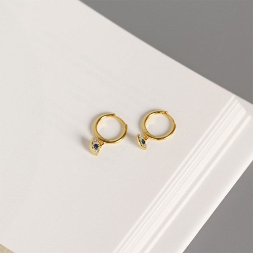 925 Sterling Silver Evil Eye Protection Stud Earrings 925 Sterling Silver Evil Eye Protection Stud Earrings