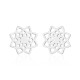 Tibetan Lotus Pattern New Beginning Stud Earrings