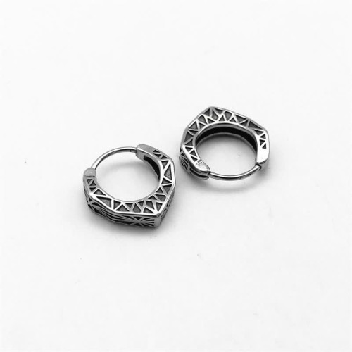 Viking Titanium Steel Hoop Balance Earrings Viking Titanium Steel Hoop Balance Earrings
