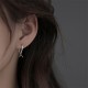 Geometric Cross Luck Hoop Earrings Geometric Cross Luck Hoop Earrings