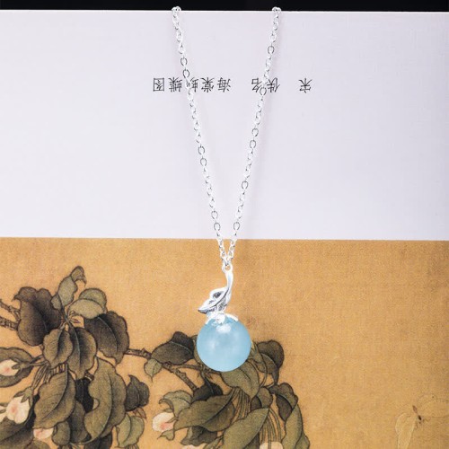 925 Sterling Silver Aquamarine Leaf Flower Peace Earrings Set 925 Sterling Silver Aquamarine Leaf Flower Peace Earrings Set