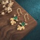 FengShui Jade Koi Fortune Earrings FengShui Jade Koi Fortune Earrings
