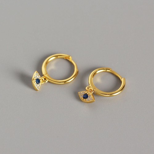 925 Sterling Silver Evil Eye Protection Stud Earrings 925 Sterling Silver Evil Eye Protection Stud Earrings