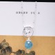 925 Sterling Silver Aquamarine Leaf Flower Peace Earrings Set 925 Sterling Silver Aquamarine Leaf Flower Peace Earrings Set