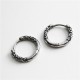 Viking Celtic Hoop Titanium Steel Balance Earrings Viking Celtic Hoop Titanium Steel Balance Earrings