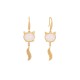 Feng Shui White Jade Fox Fortune Earrings Feng Shui White Jade Fox Fortune Earrings