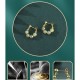 925 Sterling Silver Hetian Jade Red Agate Abundance Earrings 925 Sterling Silver Hetian Jade Red Agate Abundance Earrings