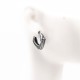 Viking Titanium Steel Hoop Balance Earrings Viking Titanium Steel Hoop Balance Earrings