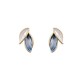Leaf Design Luck Stud Earrings Leaf Design Luck Stud Earrings