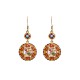24K Gold-Plated Elk Copper Balance Drop Earrings 24K Gold-Plated Elk Copper Balance Drop Earrings