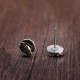925 Sterling Silver Namaste Equality Stud Earrings 925 Sterling Silver Namaste Equality Stud Earrings