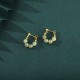 925 Sterling Silver Hetian Jade Red Agate Abundance Earrings 925 Sterling Silver Hetian Jade Red Agate Abundance Earrings