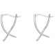 Geometric Cross Luck Hoop Earrings Geometric Cross Luck Hoop Earrings