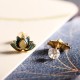 925 Sterling Silver Hetian Cyan Jade Lotus Flower Earrings 925 Sterling Silver Hetian Cyan Jade Lotus Flower Earrings
