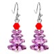 Various Crystals Christmas Tree Amethyst Healing Earrings Various Crystals Christmas Tree Amethyst Healing Earrings