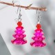 Various Crystals Christmas Tree Amethyst Healing Earrings Various Crystals Christmas Tree Amethyst Healing Earrings
