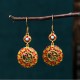24K Gold-Plated Elk Copper Balance Drop Earrings 24K Gold-Plated Elk Copper Balance Drop Earrings