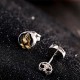 925 Sterling Silver Namaste Equality Stud Earrings 925 Sterling Silver Namaste Equality Stud Earrings