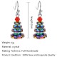 Various Crystals Christmas Tree Amethyst Healing Earrings Various Crystals Christmas Tree Amethyst Healing Earrings