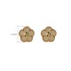 925 Sterling Silver Hetian Jade Plum Flower Luck Stud Earrings 925 Sterling Silver Hetian Jade Plum Flower Luck Stud Earrings