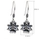 925 Sterling Silver Lotus Flower Enlightenment Earrings 925 Sterling Silver Lotus Flower Enlightenment Earrings