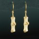 925 Sterling Silver Hetian Jade Cat Eye Bamboo Luck Drop Earrings 925 Sterling Silver Hetian Jade Cat Eye Bamboo Luck Drop Earrings