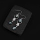 925 Sterling Silver Vintage Turquoise Waterdrop Earrings 925 Sterling Silver Vintage Turquoise Waterdrop Earrings
