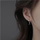Geometric Cross Luck Hoop Earrings Geometric Cross Luck Hoop Earrings