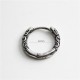 Viking Celtic Hoop Titanium Steel Balance Earrings Viking Celtic Hoop Titanium Steel Balance Earrings