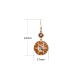 24K Gold-Plated Elk Copper Balance Drop Earrings 24K Gold-Plated Elk Copper Balance Drop Earrings