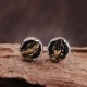 925 Sterling Silver Namaste Equality Stud Earrings 925 Sterling Silver Namaste Equality Stud Earrings