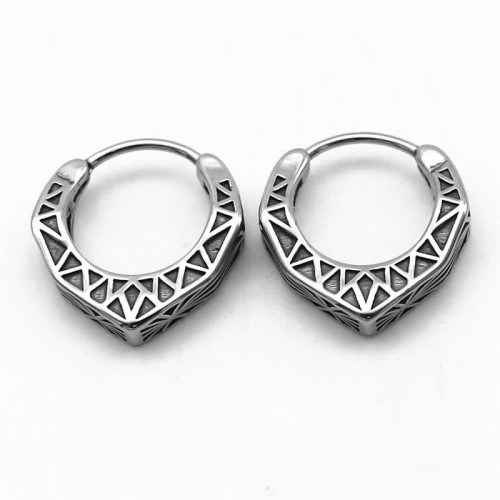 Viking Titanium Steel Hoop Balance Earrings Viking Titanium Steel Hoop Balance Earrings