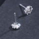 925 Sterling Silver Cherry Blossoms Floral Calm Stud Earrings 925 Sterling Silver Cherry Blossoms Floral Calm Stud Earrings