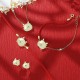 925 Silver Year of the Dragon Hetian Jade Protection Set 925 Silver Year of the Dragon Hetian Jade Protection Set