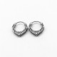 Viking Titanium Steel Hoop Balance Earrings Viking Titanium Steel Hoop Balance Earrings