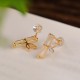 925 Sterling Silver Hetian Cyan Jade Bamboo Luck Stud Earrings 925 Sterling Silver Hetian Cyan Jade Bamboo Luck Stud Earrings