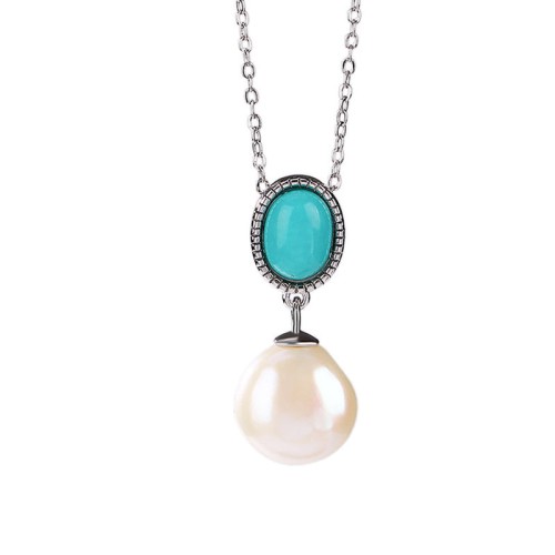 925 Silver Pearl Turquoise Healing Wisdom Jewelry Set 925 Silver Pearl Turquoise Healing Wisdom Jewelry Set