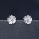 925 Sterling Silver Cherry Blossoms Floral Calm Stud Earrings 925 Sterling Silver Cherry Blossoms Floral Calm Stud Earrings
