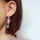 925 Silver Turquoise Lazurite Serenity Protection Earrings 925 Silver Turquoise Lazurite Serenity Protection Earrings